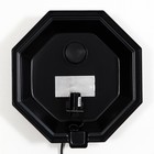 Аквариум «Восьмигранный» с крышкой, 32 литра, 29×29×45/50 см, чёрный - Фото 6