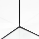 Аквариум "Дельта" угловой с крышкой, 40 литров, 39 х 39 х 36/41,5 см, чёрный - Фото 4