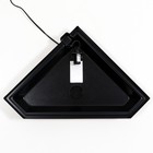 Аквариум "Дельта" угловой с крышкой, 40 литров, 39 х 39 х 36/41,5 см, чёрный - Фото 6