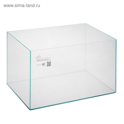 Террариум с крышкой, 98 л, 70×40×35 см, черный