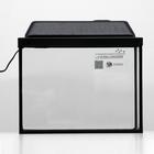 Аквариум «Прямоугольный Атолл» с крышкой, 16 л, 35×17×27/32 см, чёрный - Фото 2