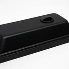 Аквариум «Прямоугольный Атолл» с крышкой, 16 л, 35×17×27/32 см, чёрный - Фото 3