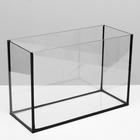 Аквариум Прямоугольный «Атолл» с крышкой, 20 л, 38×19×28/33 см, чёрный - Фото 4