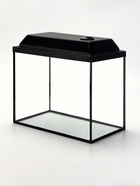 Аквариум «Прямоугольный» с крышкой, 35 л, 42×25×33/38 см, чёрный - Фото 1