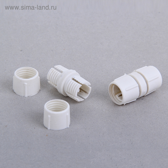 Прямой коннектор Luazon Lighting для светового шнура 13 мм, 2-pin - Фото 1