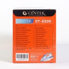 Утюг Centek CT-2335,2600 Вт,300мл, керамическая подошва, капля-стоп, голубой Уценка - Фото 8