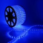 Световой шнур Luazon Lighting 13 мм, IP65, 100 м, 36 LED/м, 220 В, 2W, постоянное свечение, свечение синее - Фото 1