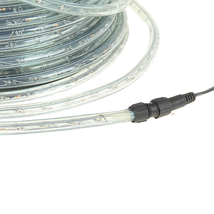 Световой шнур Luazon Lighting 13 мм, IP65, 100 м, 36 LED/м, 220 В, 2W, постоянное свечение, свечение синее - фото 1883206021
