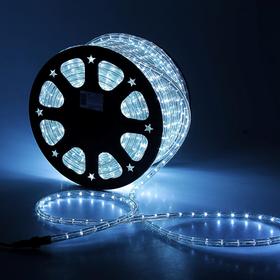 Световой шнур Luazon Lighting 13 мм, IP65, 100 м, 36 LED/м, 220 В, 3W, чейзинг, свечение белое