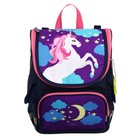 Ранец школьный Стандарт, 34 х 25 х 13 см, Calligrata М "Единорог", синий - Фото 7