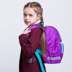 Ранец школьный Стандарт, 34 х 25 х 13 см, Calligrata М "Единорог", синий - Фото 10