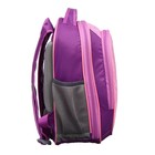 Рюкзак школьный, 37 х 27 х 16 см, эргономичная спинка, Calligrata Б "Зайка", голубой/розовый - Фото 17