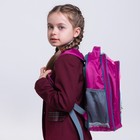 Рюкзак школьный с эргономичной спинкой, Calligrata, 37 х 27 х 16, «Мишка», розовый - Фото 13