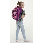 Рюкзак школьный, 37 х 27 х 16 см, эргономичная спинка, Calligrata Б "Цветы", сиреневый - Фото 13