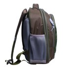 Рюкзак школьный, 37 х 27 х 16 см, эргономичная спинка, Calligrata Б "Танк", зелёный - Фото 13