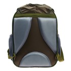 Рюкзак школьный, 37 х 27 х 16 см, эргономичная спинка, Calligrata Б "Танк", зелёный - Фото 5