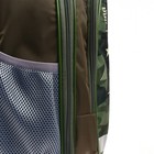 Рюкзак школьный, 37 х 27 х 16 см, эргономичная спинка, Calligrata Б "Танк", зелёный - Фото 9