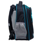 Рюкзак школьный, 37 х 27 х 16 см, эргономичная спинка, Calligrata Б "Тачка", чёрный/зелёный - Фото 12