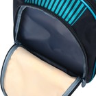 Рюкзак школьный, 37 х 27 х 16 см, эргономичная спинка, Calligrata Б "Тачка", чёрный/зелёный - Фото 17