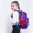 Рюкзак школьный с эргономичной спинкой, Calligrata, 36 х 23 х 13, «Лисичка», голубой/розовый - Фото 14