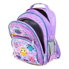 Рюкзак школьный, 36 х 23 х 13 см, эргономичная спинка, Calligrata П "Совушка", сиреневый - Фото 11
