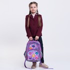 Рюкзак школьный, 36 х 23 х 13 см, эргономичная спинка, Calligrata П "Совушка", сиреневый - Фото 14