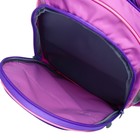 Рюкзак школьный, 36 х 23 х 13 см, эргономичная спинка, Calligrata П "Совушка", сиреневый - Фото 17