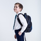 Рюкзак школьный, 36 х 23 х 13 см, эргономичная спинка, Calligrata П "Космос", чёрный/синий - Фото 12
