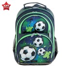 Рюкзак школьный, 36 х 23 х 13 см, эргономичная спинка, Calligrata П "Футбол", синий - Фото 8