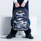 Рюкзак школьный, 36 х 23 х 13 см, эргономичная спинка, Calligrata П "Хакки", синий - Фото 12