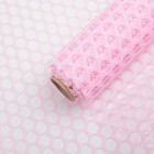 Сетка для цветов "Баблз", розовый, 0,5 х 4,5 м - Фото 1