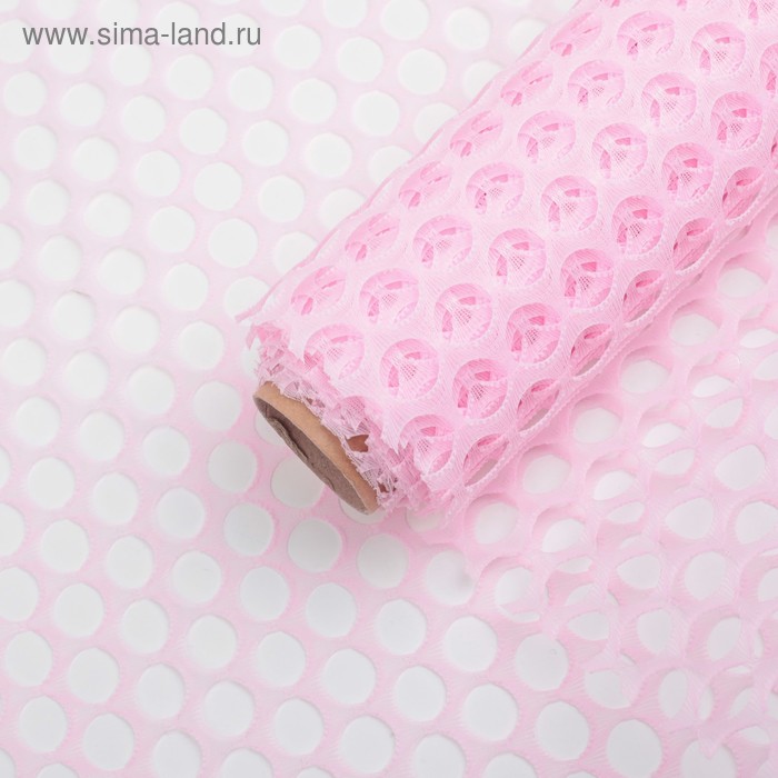 Сетка для цветов "Баблз", розовый, 0,5 х 4,5 м - Фото 1