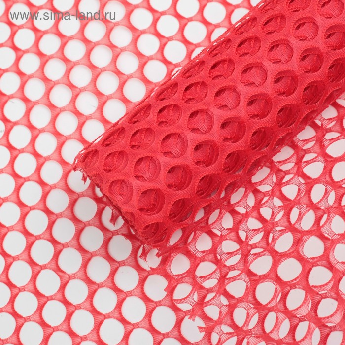 Сетка для цветов и букетов «Баблз», красный, 0.6×4.5 м - Фото 1