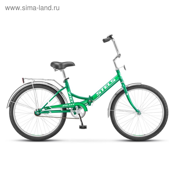 Велосипед 24" Stels Pilot-710, Z010, цвет зелёный/зелёный, размер 16" - Фото 1