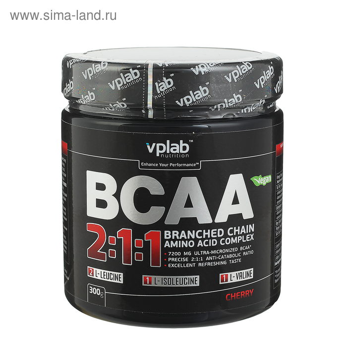 BCAA 2:1:1 VPLab, вишня, 300 г - Фото 1