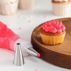 Насадка кондитерская «Трубочка», d=3.4 см, выход 1.5 см, нержавеющая сталь - Фото 2