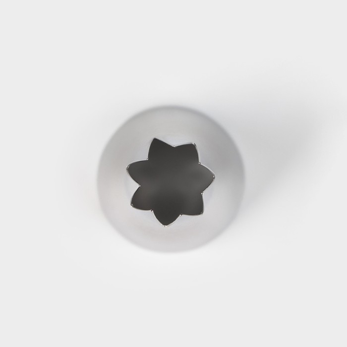 Насадка кондитерская KONFINETTA «Открытая звезда», d=3 см, выход 1,2 см, нержавеющая сталь - фото 1889264170