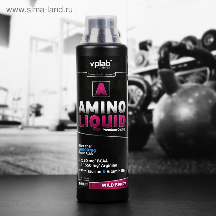Аминокислоты VPLab Amino Liquid, дикая ягода, 500 мл - Фото 1