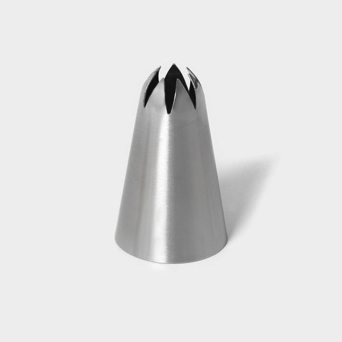 Насадка кондитерская «Закрытая звезда», d=3 см, выход 1.8 см, нержавеющая сталь