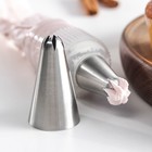 Насадка кондитерская «Закрытая звезда», d=3 см, выход 1.8 см, нержавеющая сталь - Фото 3