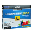 L-карнитин VPLab 2500 мг, лесные ягоды, 7 ампул по 25 мл - Фото 1