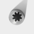Насадка кондитерская KONFINETTA «Закрытая звезда», d=3 см, выход 0,8 см, нержавеющая сталь - фото 4241258