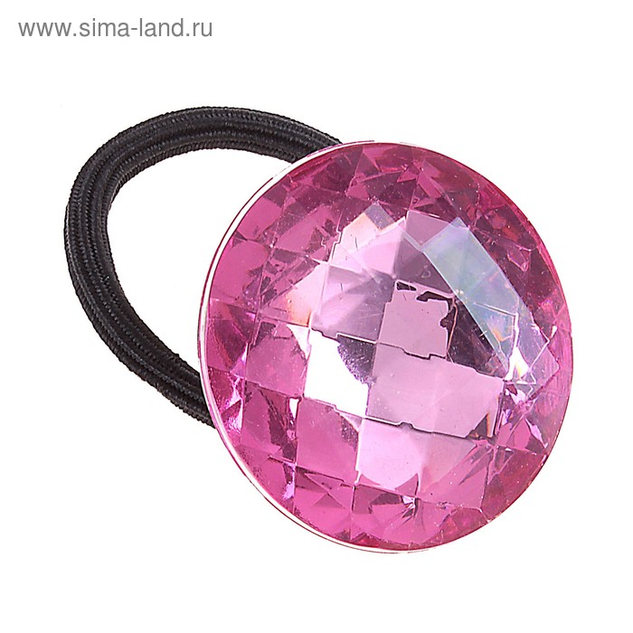 резинка для волос "Макси" круг грань - Фото 1