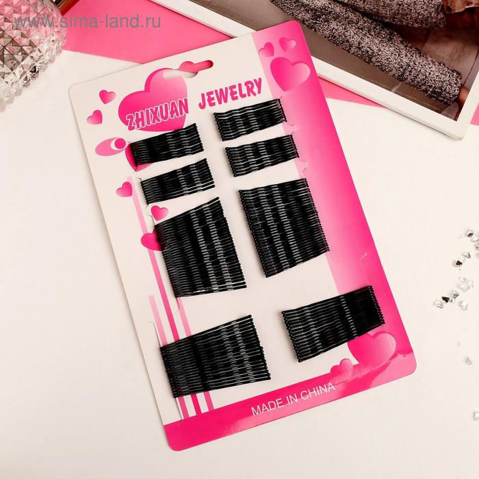 Невидимка для волос 4,5 см, 6 см (набор 140 шт) - Фото 1