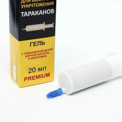 Средство от тараканов Дохлокс Premium, гель, шприц, 20 мл