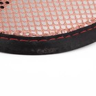 Ортопедическая накидка на сиденье усиленная,со вставками,38 x 39 см,черно - красная  УЦЕНКА - Фото 7