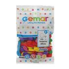 Воздушные шары латексные 2", пастель, 100 шт., МИКС - Фото 3