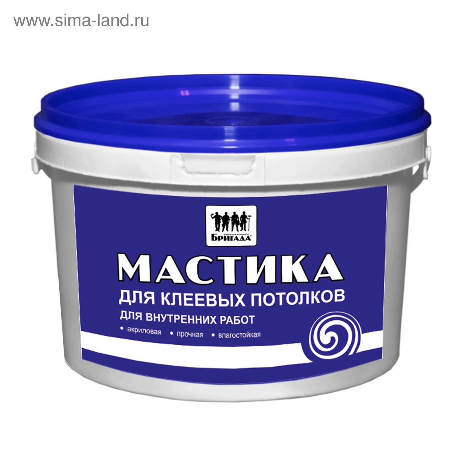 Мастика для клеевых потолков, белая «Бригада» 1кг (3506022) - Купить по ...