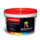 Грунтовка Бетон контакт «RENOTON» сцепляющая, цвет  розовый 25кг - фото 298020825