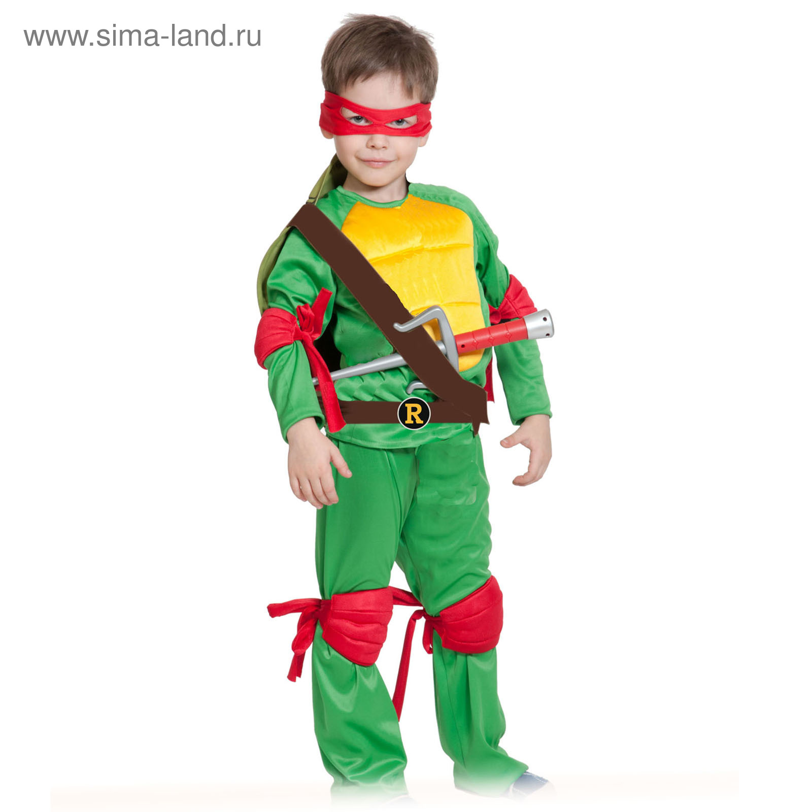 карнавальный костюм черепашка - ниндзя на 5-6 лет